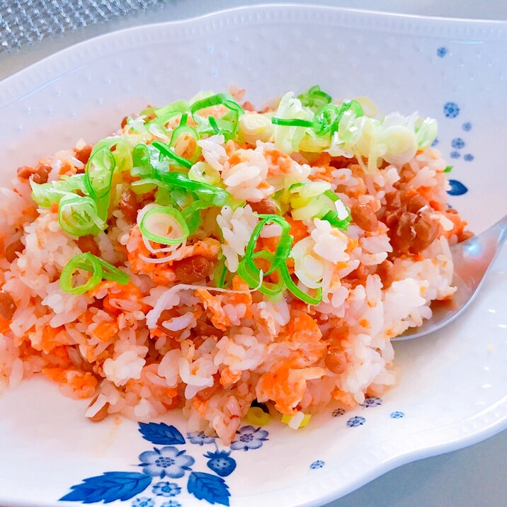 とっても簡単!!納豆チャーハン